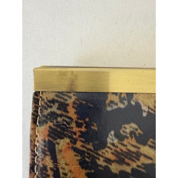 PATRICIA NASH CAUCHY  ITALIAN LEATHER TOP FRAME WALLET/CLUTCH - Picture 11 of 11